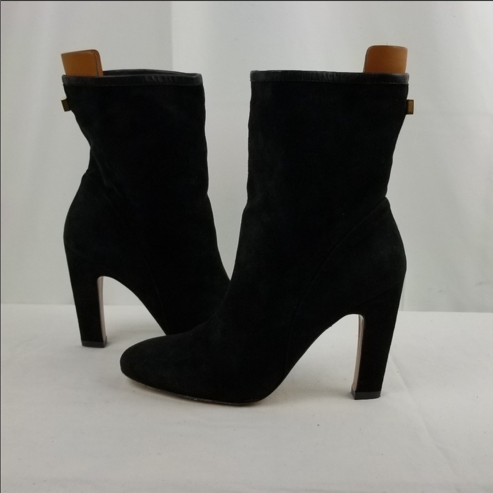 Stuart Weitzman Suede  Heels Ankle Boots size 7 M